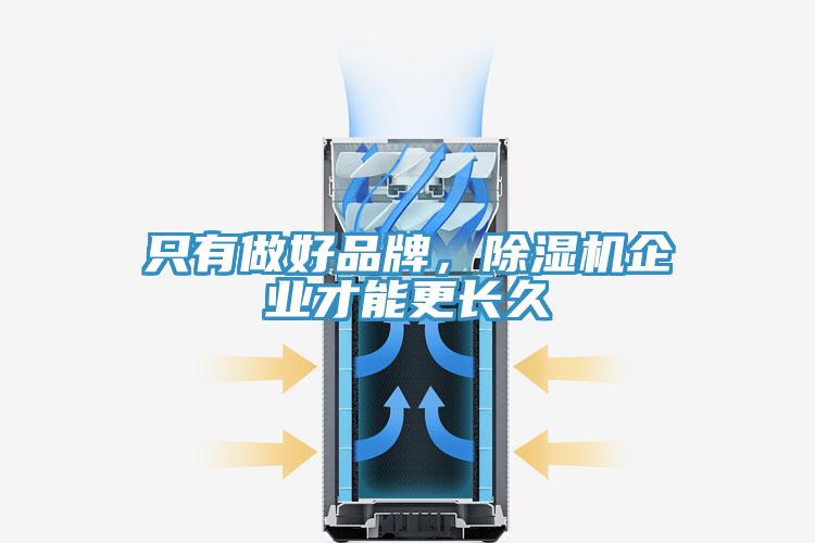 只有做好品牌，除濕機企業才能更長久