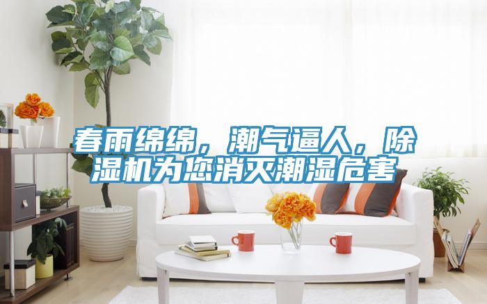 春雨綿綿，潮氣逼人，除濕機(jī)為您消滅潮濕危害