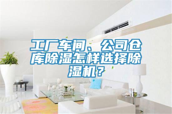 工廠車間、公司倉庫除濕怎樣選擇除濕機?