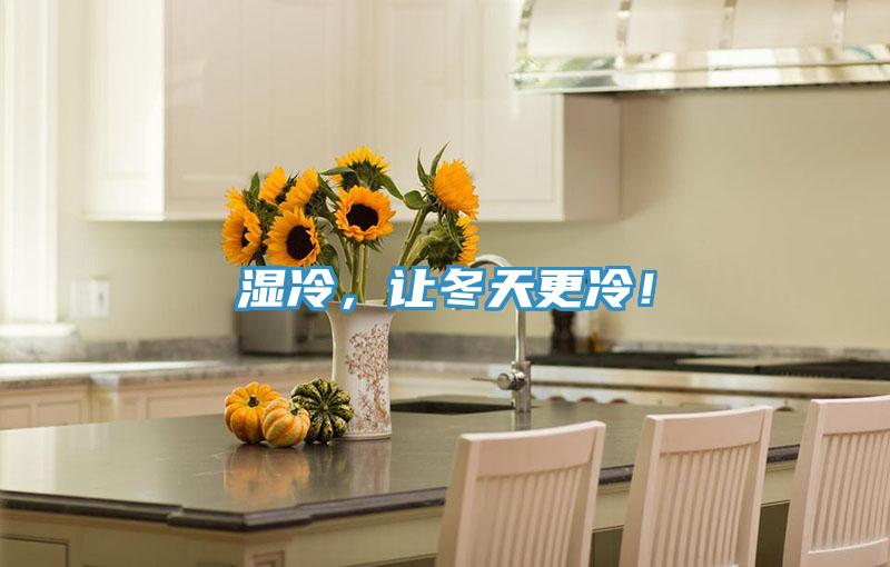 濕冷，讓冬天更冷！