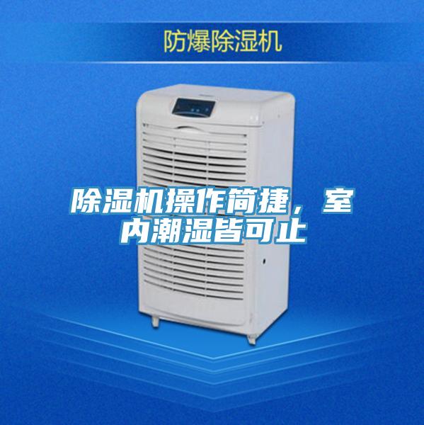除濕機操作簡捷，室內(nèi)潮濕皆可止