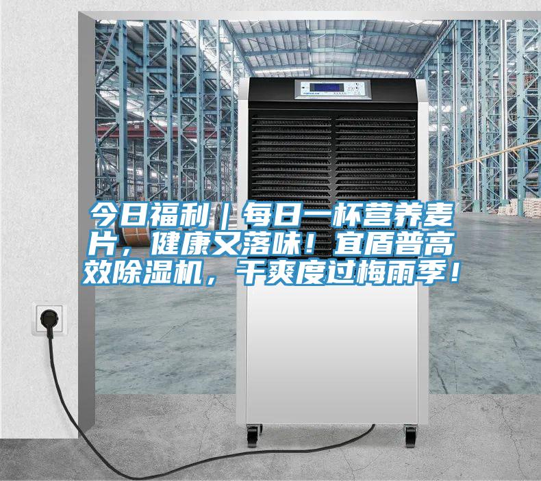 今日福利｜每日一杯營養麥片，健康又落味！宜盾普高效除濕機，干爽度過梅雨季！
