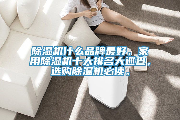 除濕機什么品牌最好，家用除濕機十大排名大巡查，選購除濕機必讀。