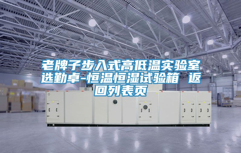 老牌子步入式高低溫實(shí)驗(yàn)室選勤卓-恒溫恒濕試驗(yàn)箱 返回列表頁